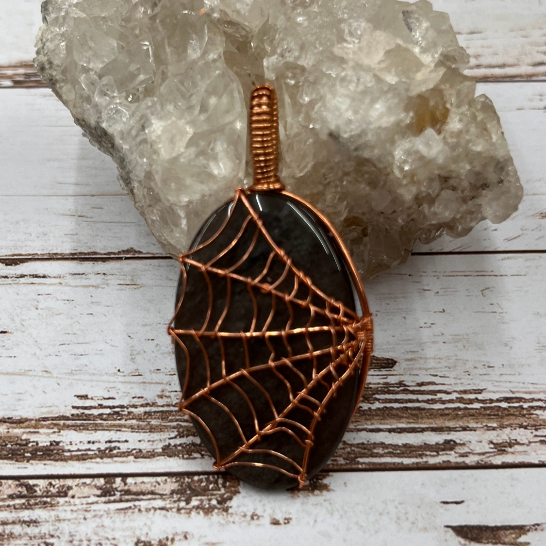Spellbound Spiderweb Pendant