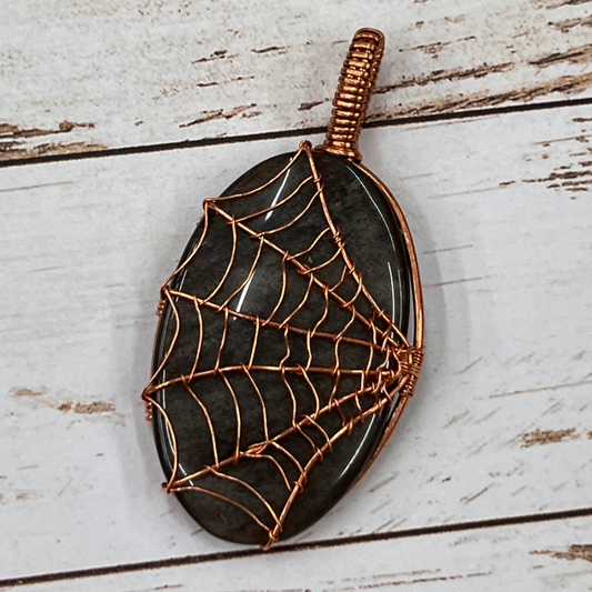 Spellbound Spiderweb Pendant
